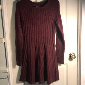 Burgundy Hollister Dress